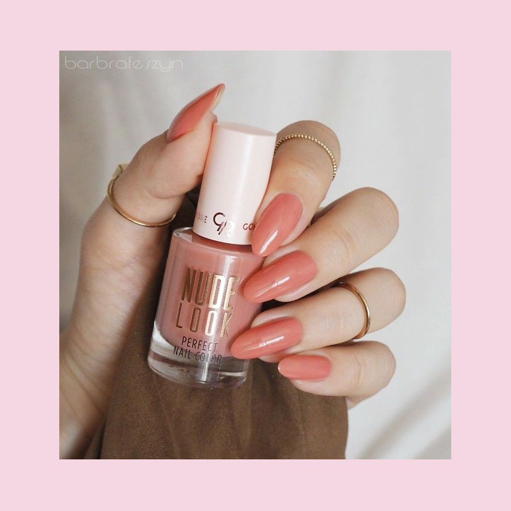 Vernis Ongles Nude Look Coral Nude Golden Rose Saga Cosmetics