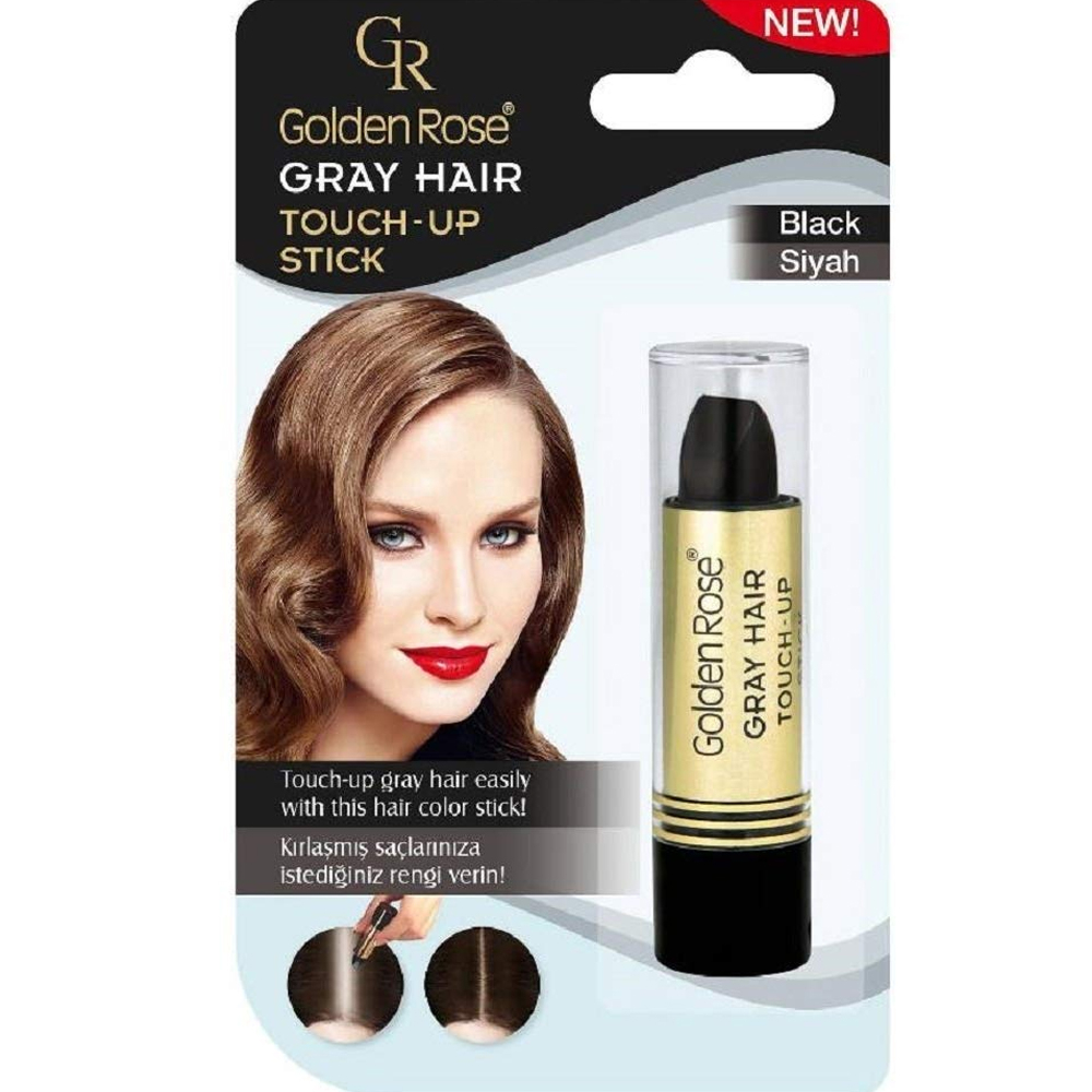 Stick cheveux touch-up - Black GOLDEN ROSE, Soin cheveux