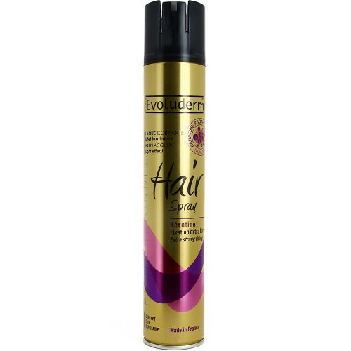 Laque cheveux fixation extra forte evoluderm