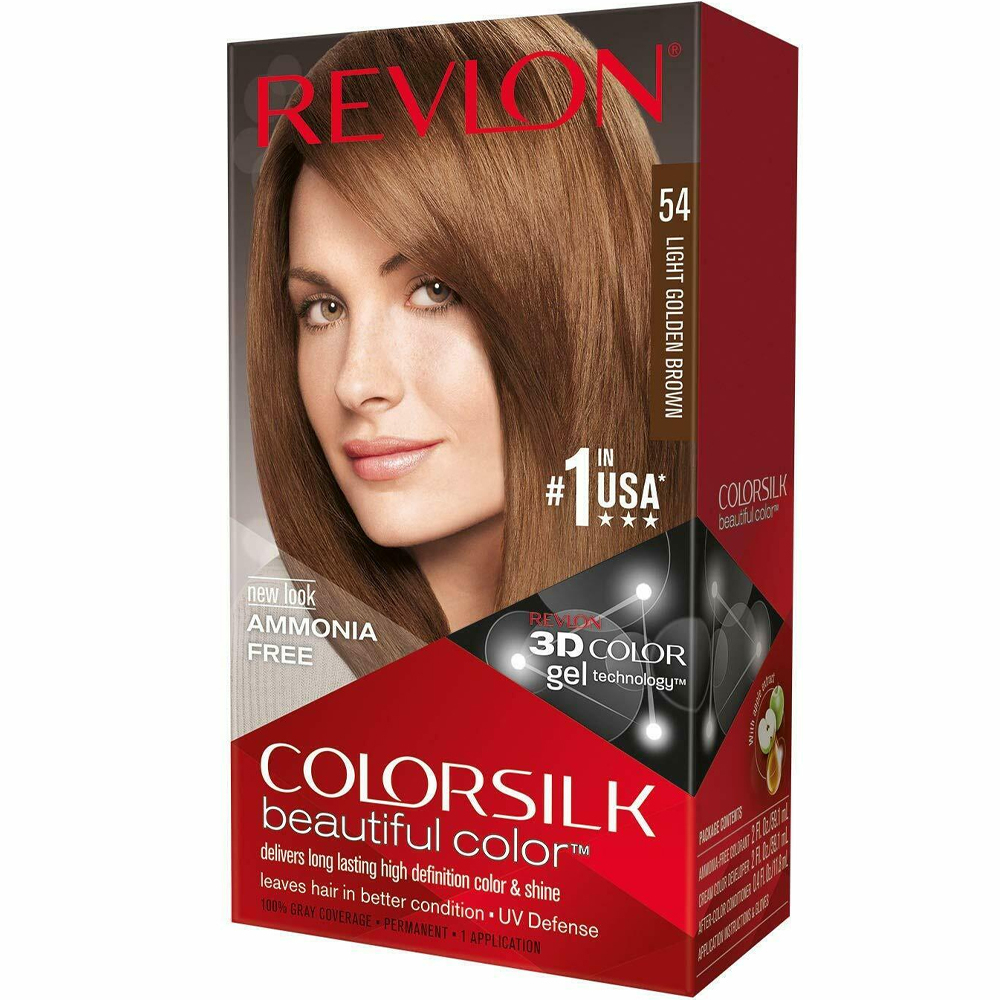 Coloration Cheveux Colorsilk 54 Chatain Clair Dore