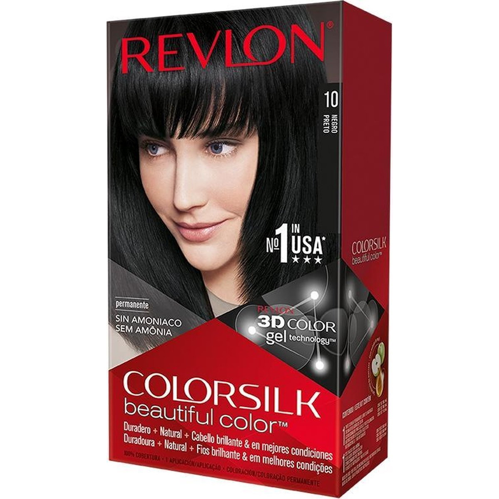 Coloration cheveux Colorsilk noir REVLON pas cher
