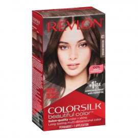 Coloration cheveux Colorsilk - 41 châtain moyen