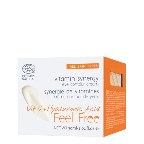 Crème contour des yeux vitamine C packaging Feel Free