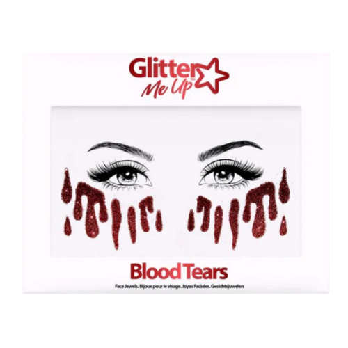 Bijoux de visage larmes de sang - Fright fest glitter me up