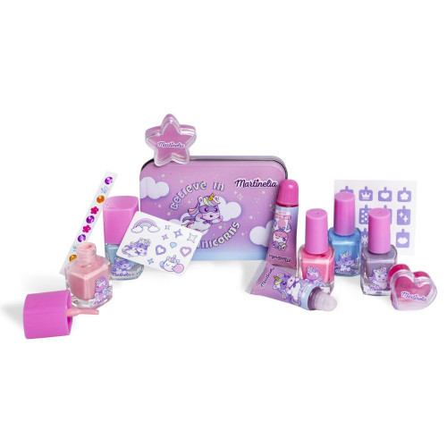 Contenu du coffret enfant ongles et lèvres - Little unicorn