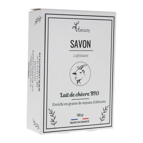 Coffret soin visage au lait de chèvre - savon exfoliant