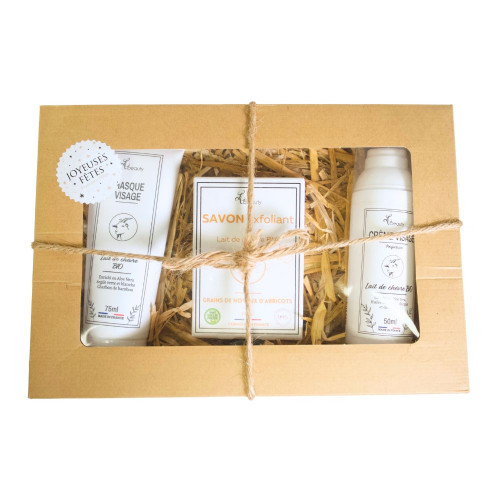 Coffret soin visage au lait de chèvre