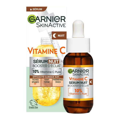 Sérum nuit éclat à la vitamine C | GARNIER