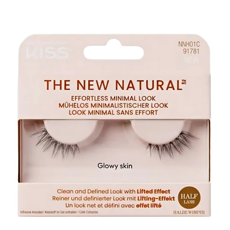 Faux cils the new natural - Glowy skin KISS USA