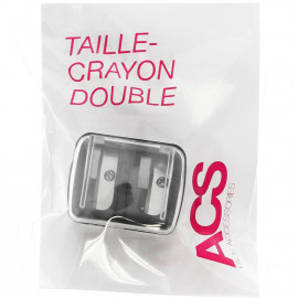 M+R Taille-crayon Double Wedge Laiton